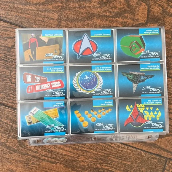 1992 Impel Star Trek TNG Inaugural Edition Complete Base Set #1-120 - Picture 16 of 17